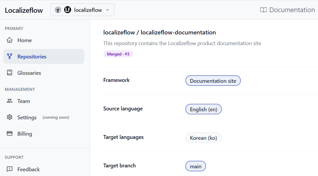 Localizeflow app screenshot