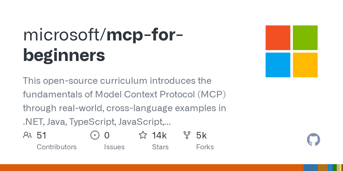 microsoft/mcp-for-beginners